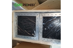 Steel honeycomb vent ready for shipment